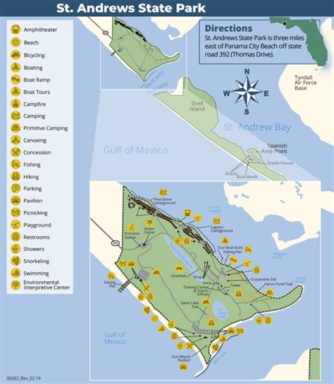 St Andrews State Park Map Sexiz Pix