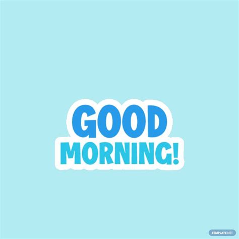 Free Good Morning Animated Stickers After Effects 