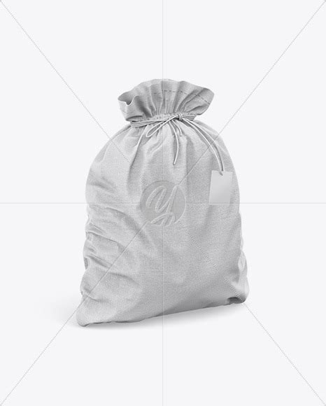 Download Textured Gym Sack w/ Label Mockup - Half Side View in Free ...