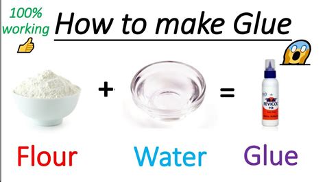 How To Make Glue At Home Youtube