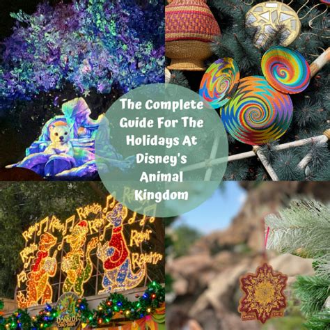 Complete Guide For The Holidays Disneys Animal Kingdom The