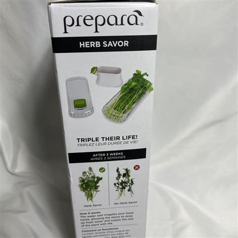New Prepara Herb Savor Herbs Fresh 3x Longer Refrigerator Storage