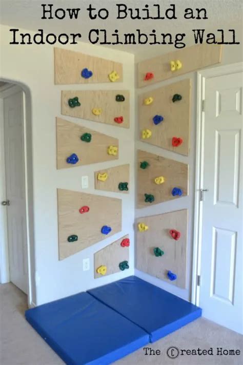 Do It Yourself Climbing Wall The Created Home