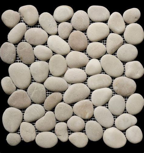 12x12 Perfect Pebble Tile Beach Style Mosaic Tile By Island