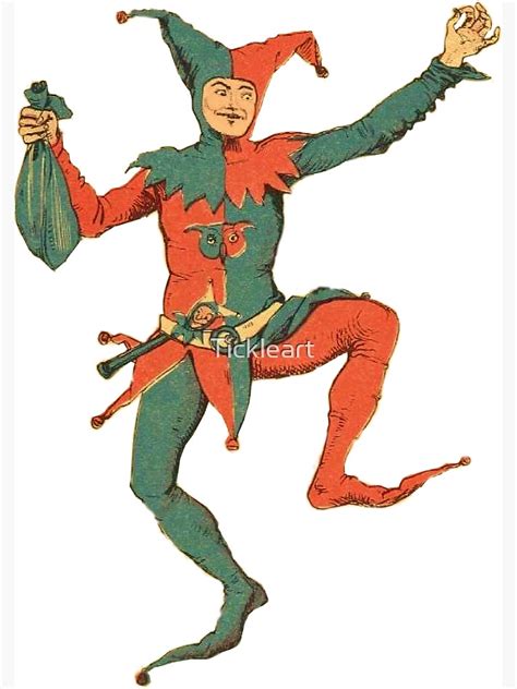 Court Jester Poster For Sale By Tickleart Redbubble