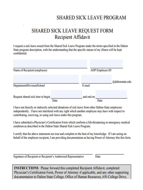 Free 31 Leave Request Forms In Pdf Ms Word Excel