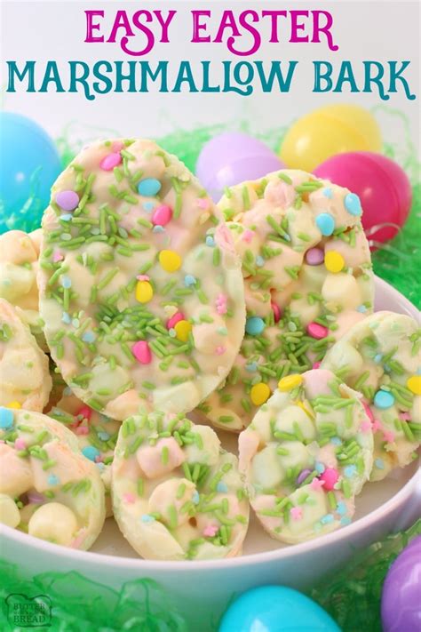 EASY EASTER MARSHMALLOW DESSERT - Butter with a Side of Bread