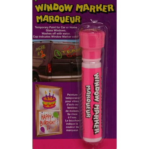 Car window paint is used to decorate car windows. Fluorescent Pink Window Paint Marker