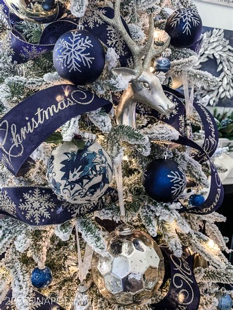 Navy Blue And Silver Christmas Ornaments Christmas List 2021