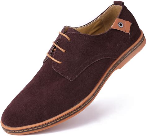 Mio Marino Marino Suede Oxford Dress Shoes For Men Business Casual