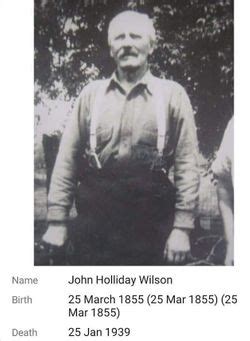 John Holliday Wilson M Morial Find A Grave
