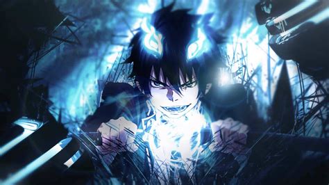 Wallpaper Anime Blue Exorcist Okumura Rin Darkness Screenshot