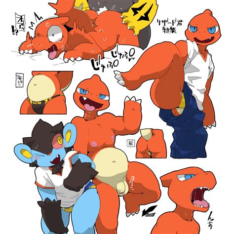 Rule 34 1 1 Anal Anal Sex Anthro Biped Black Body Black Fur Blue Body Charmeleon Clothed