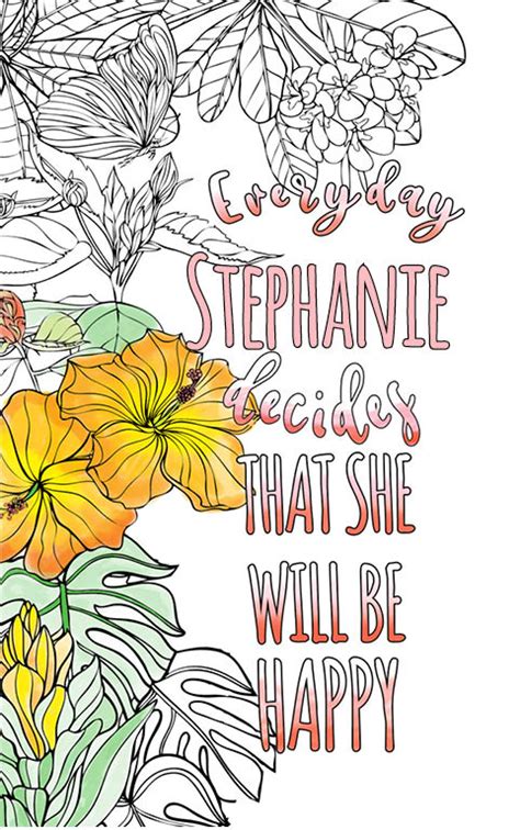 Opens external website in a new window. Stephanie is wonderful. The coloringbook personalised with ...