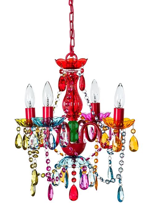 See more ideas about diy lamp, diy lamp shade, diy decor. Funky & Cool: Multi-Color Crystal Chandelier for Girls' Room