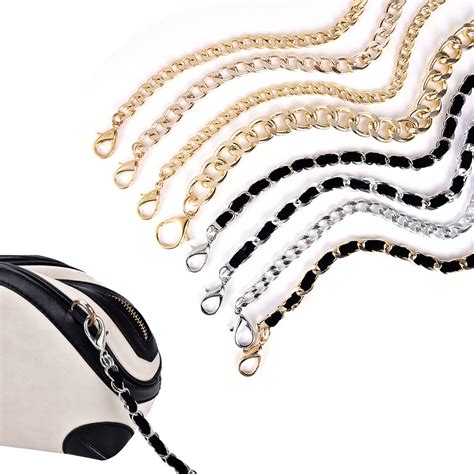 Lovely 1pcs 120cm Handbag Metal Chains Purse Chain With Buckles