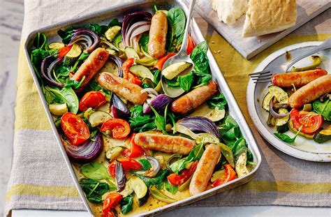 Summer Veg And Sausage Casserole Recipe Summer Casserole Recipes Tesco Real Food