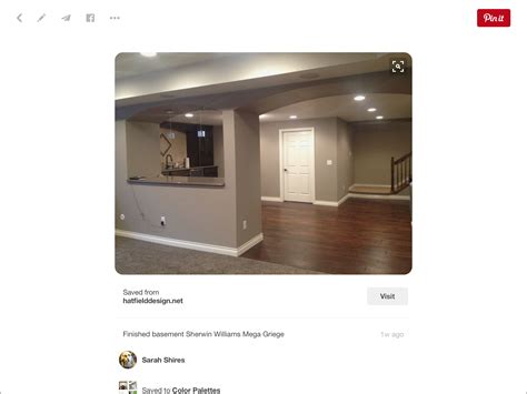 I bought 15 gallons of their high build primer, the rep told. Basement | paint color: Sherwin Williams Mega greige | Basement colors, Basement painting ...