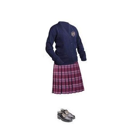Mam Apparels Cotton Girls Winter School Uniform Packaging Type Box At