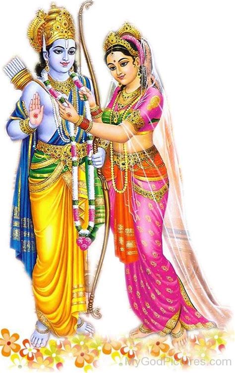 The king of ayodhya, bhagwan ram was the 7th incarnation of god vishnu. Mata Sita Ji - God Pictures