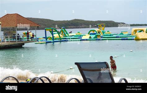 Puerto Seco Beach Jamaica Stock Photo Alamy