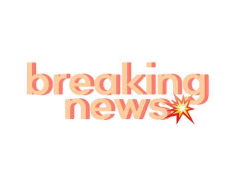 Breaking News Sticker By Centennial Beauty For Ios And Android Giphy