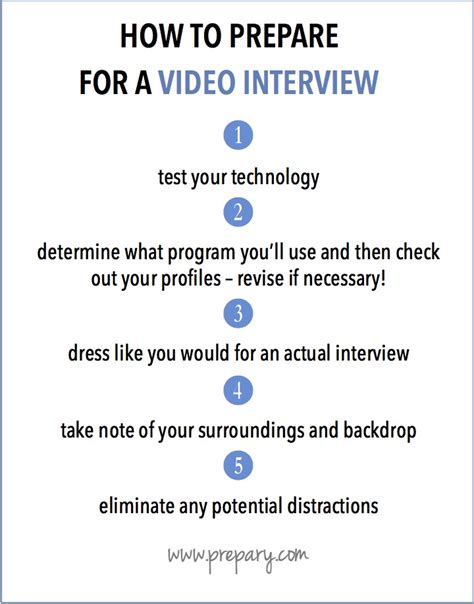 How To Prepare For A Video Interview The Prepary The Prepary