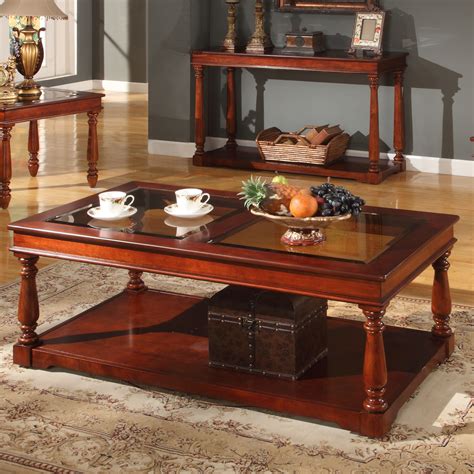Ships free orders over $39. Parker House Andrews Rectangle Traditional Cherry Wood and ...