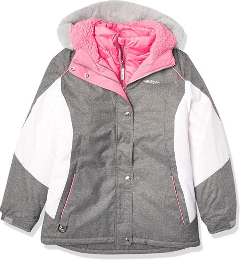 Zeroxposur Girls 3 In 1 Winter Jacket With Attached Hood