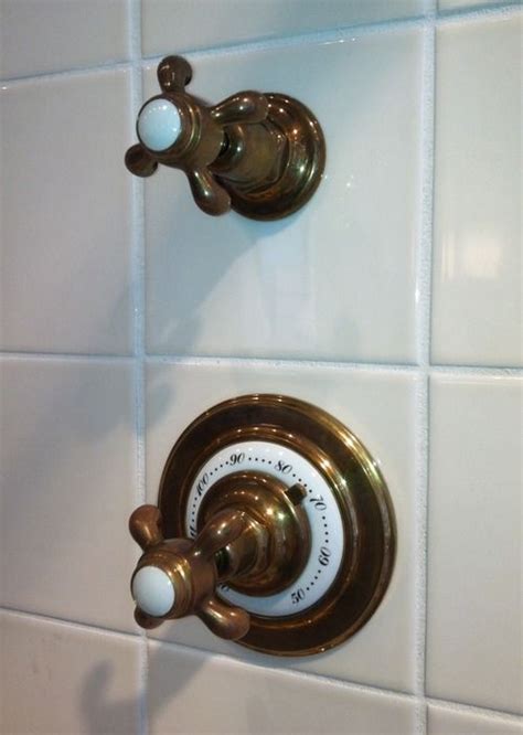 Find the perfect shower faucet to make you shower the perfect oasis. #BethesdaStyle ~ Antiqued Brass Shower Fixtures at # ...