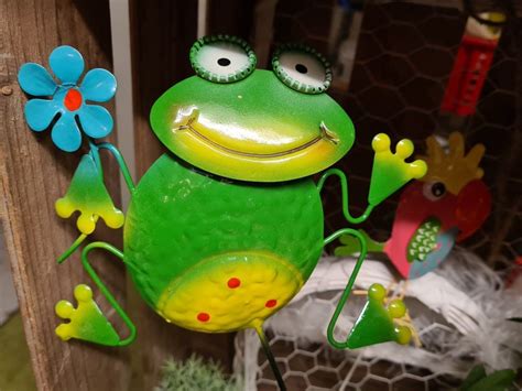 Deko frösche bei ladenzeile de riesige auswahl an reduzierten produkten für garten balkon. Metall Wackelkopf Garten Deko Frosch | Kaufen auf Ricardo
