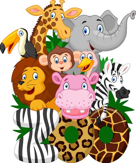 Animal Cartoon Vector In The Zoo Free Download