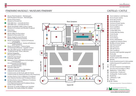 Sito Ufficiale Castello Sforzesco Pianta Del Castello