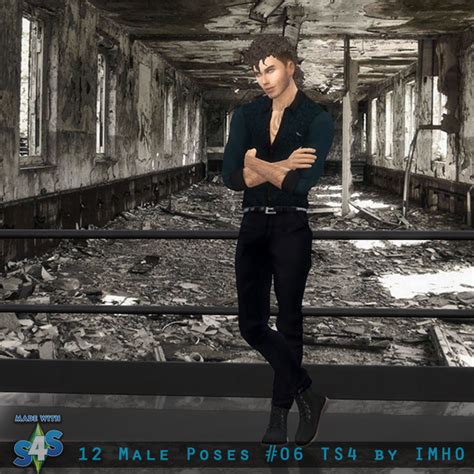 Imho Sims 4 12 Male Poses 06 By Imho • Sims 4 Downloads