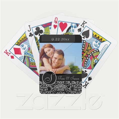 Personalized Wedding Bicycle Playing Cards Bicycle