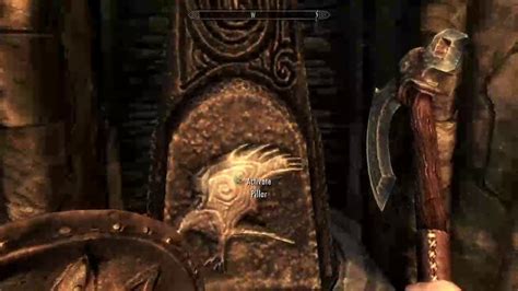 Head into it and near the altar you'll find a peculiar wall with strange symbols. Skyrim Remastered | Bleak Falls Barrow - YouTube