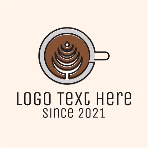Latte Coffee Shop Logo Brandcrowd Logo Maker Brandcrowd