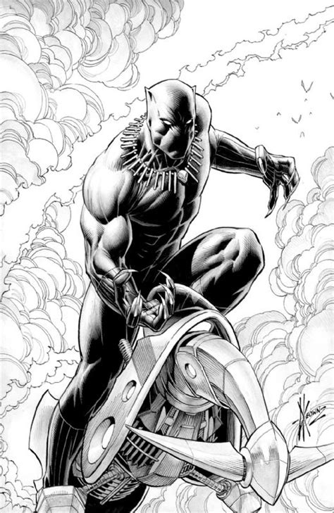 But black panther comics fans may have gotten an extra layer of meaning. Black Panther #1 by Dale Keown | Black panther, Black ...