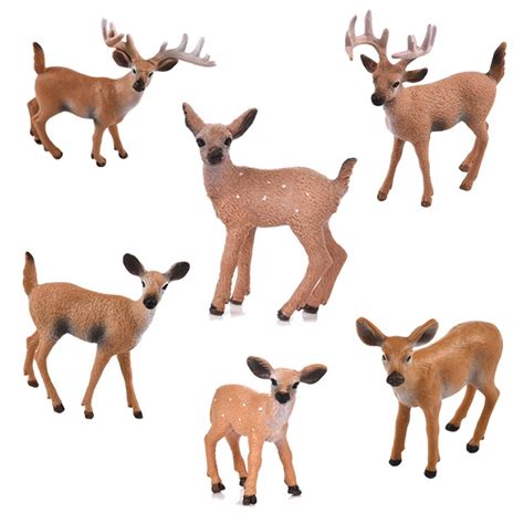Mini Sika Deer Miniature Figurines Walling Shop