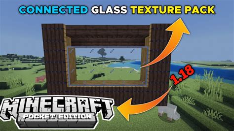 Clear And Connected Glass Texture Pack For Minecraft Pocket Edition 1