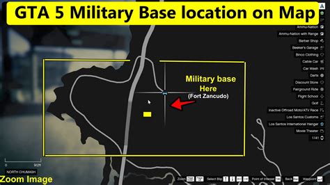 In Gta 5 Where Is The Military Base Location On Map