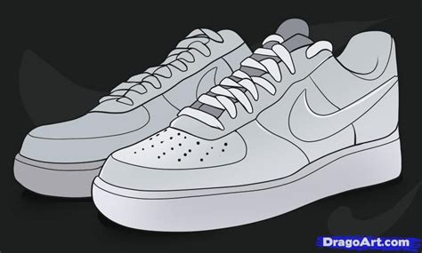 How To Draw Nike How To Draw Air Force Ones Air Force 1 Nike Air