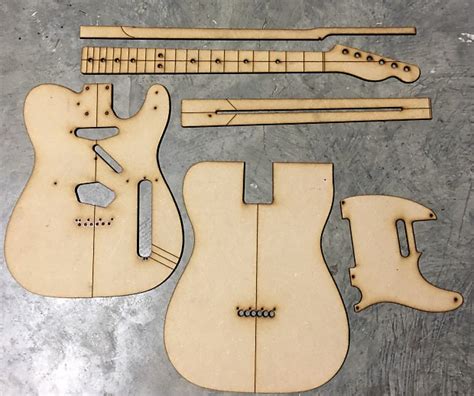 Guitar Building Templates Telecaster Template With Extras Reverb
