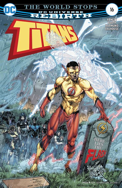 Dc Comics Rebirth Spoilers Titans 16 And How Dead Is Wally