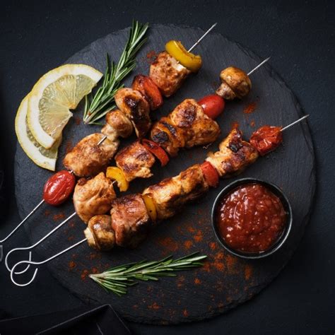 Chicken Barbeque Kebabs Recipe How To Make Chicken Barbeque Kebabs