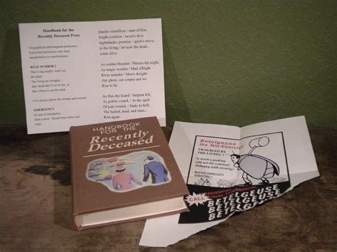 Whether you want to summon beetlejuice or send a friendly (or not so friendly) note, this set is for you. Beetlejuice Handbook for the Recently Deceased Book ...
