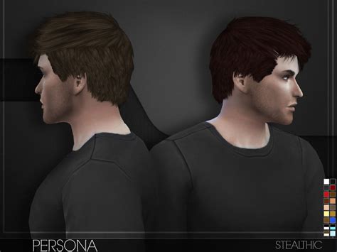 The Sims Resource Stealthic Persona Male Hair