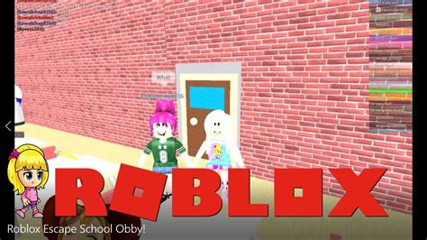 Roblox Escape School Obby Youtube
