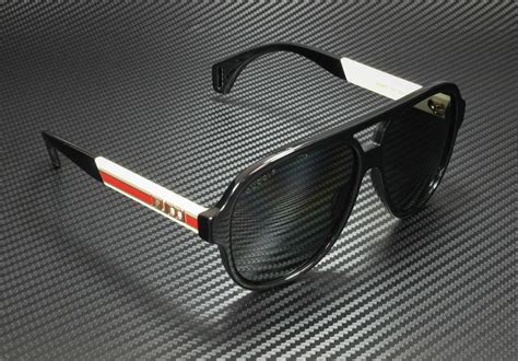 gucci gg0463s 002 aviator black grey men s polarized sunglasses 58 mm 889652199924 ebay