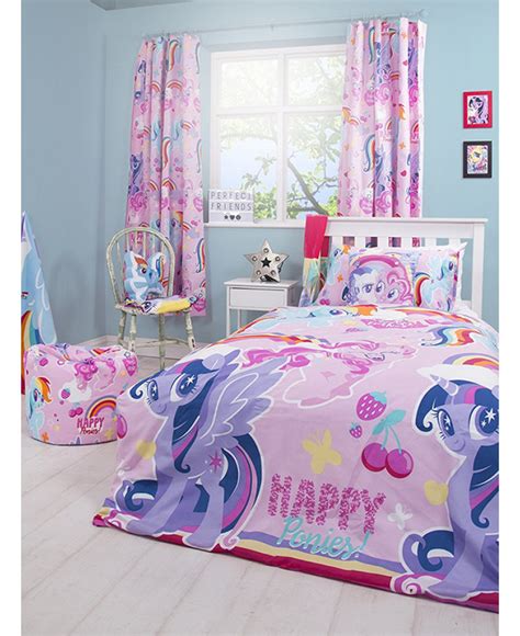 The most common pony home decor material is cotton. My Little Pony Crush Single Duvet Cover Set - Rotary ...